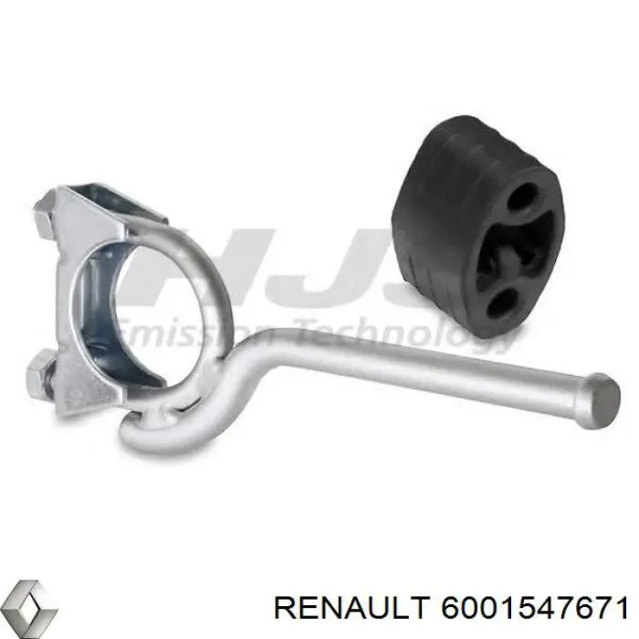 Приёмная труба 6001547671 Renault (RVI)