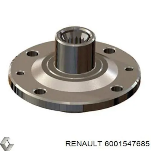 Cubo de rueda delantero 6001547685 Renault (RVI)