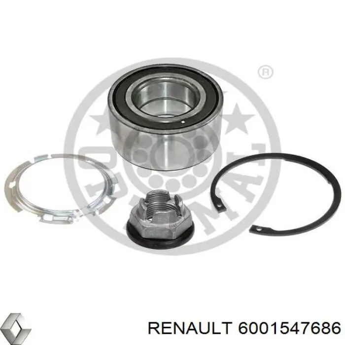 6001547686 Renault (RVI) подшипник ступицы передней
