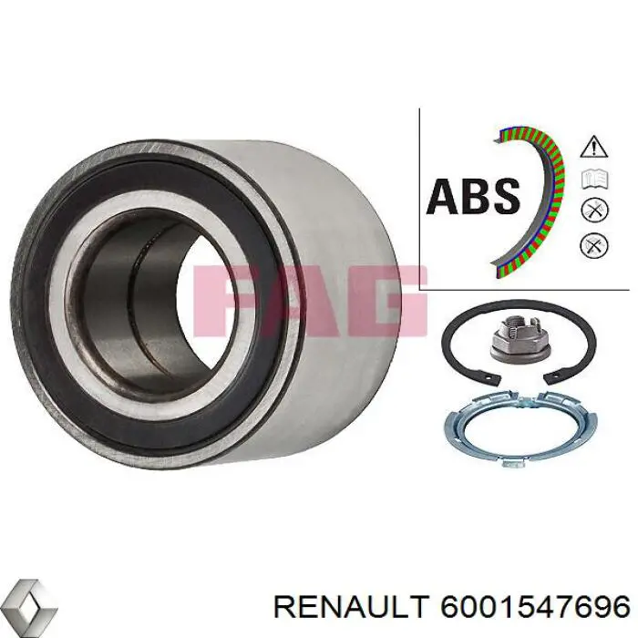 Купить 6001547696 Renault (RVI) Подшипник передней ступицы