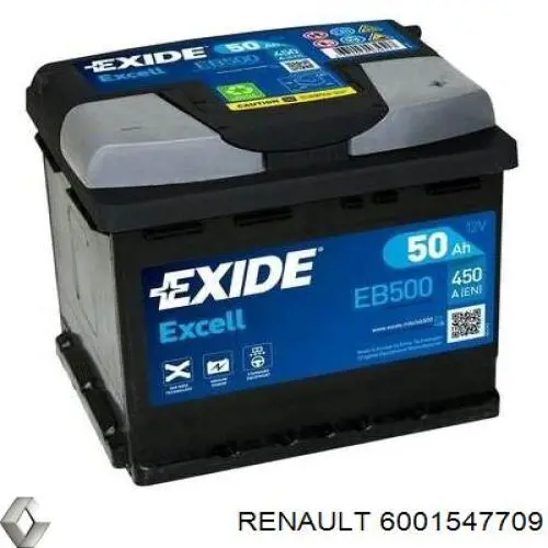 Купить 6001547709 Renault (RVI) Батарея аккумуляторная