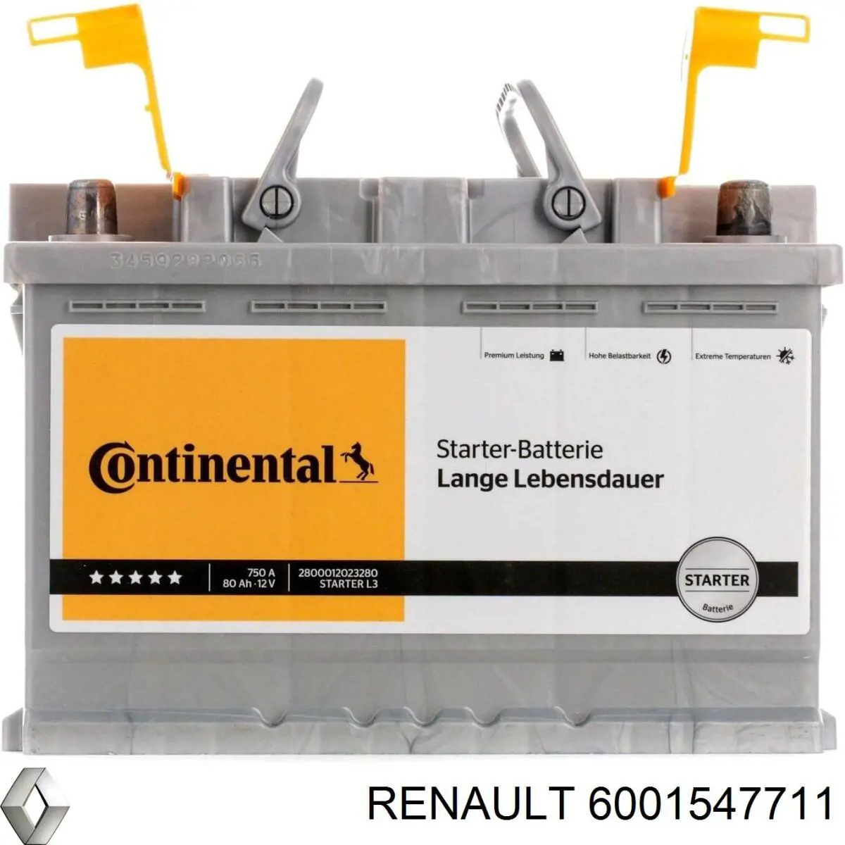 Аккумулятор автомобильный Renault (RVI) 6001547711 цена, от 98.56 USD