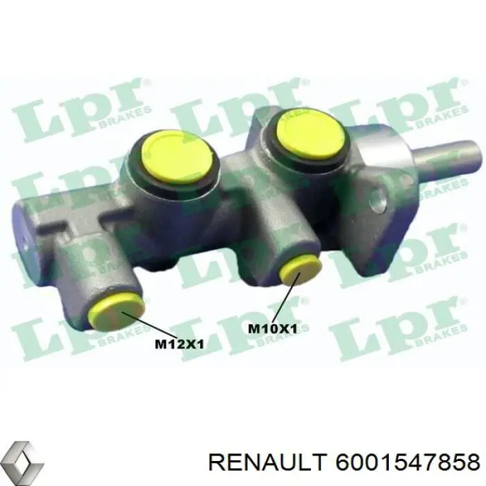6001547858 Renault (RVI) цилиндр тормозной главный