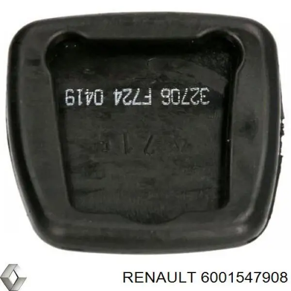 6001547908 Renault (RVI) накладка педали тормоза