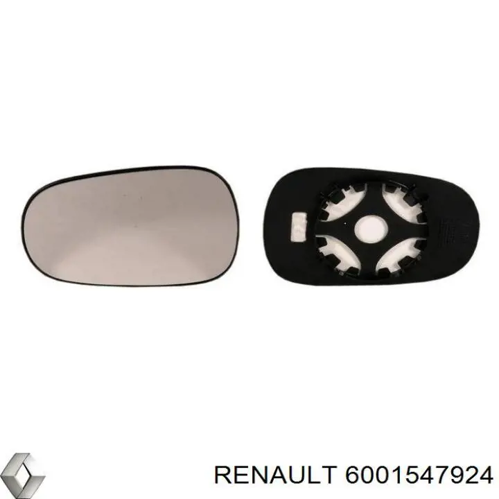 6001547924 Renault (RVI) зеркальный элемент зеркала заднего вида