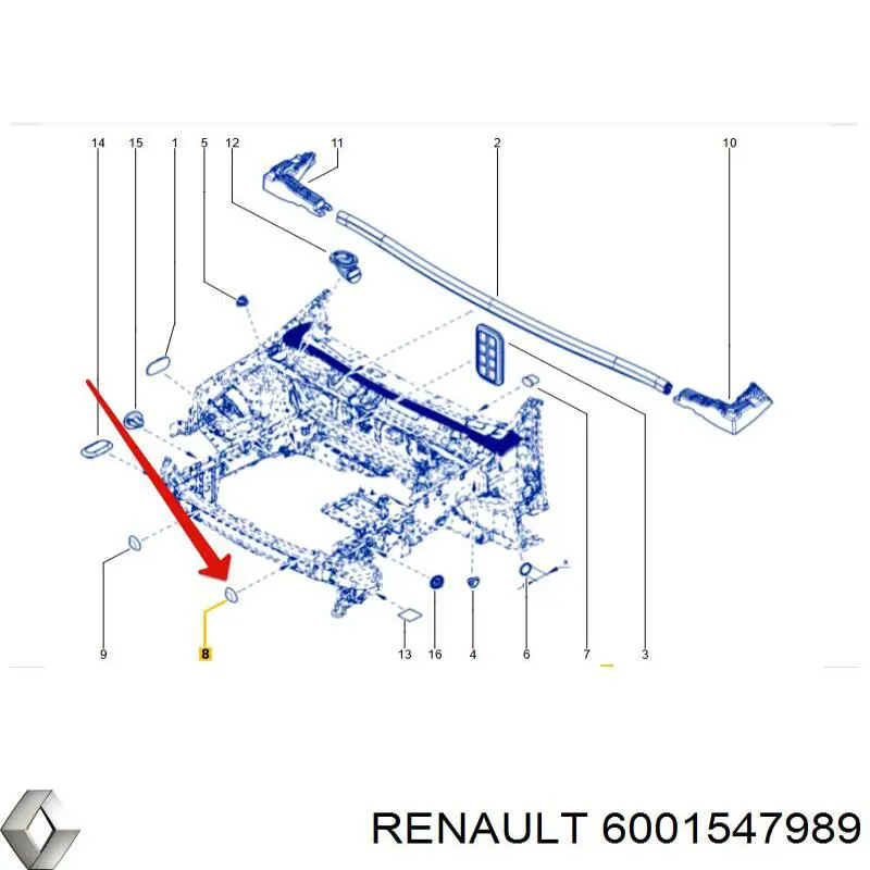 Купить 6001547989 Renault (RVI) 