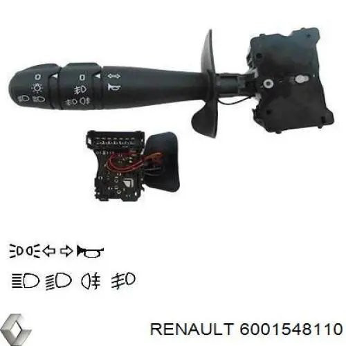 Купить 6001548110 Renault (RVI) Переключатель подрулевой, центральная часть