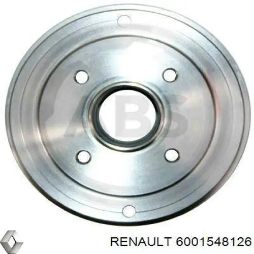6001548126 Renault (RVI) барабан тормозной задний