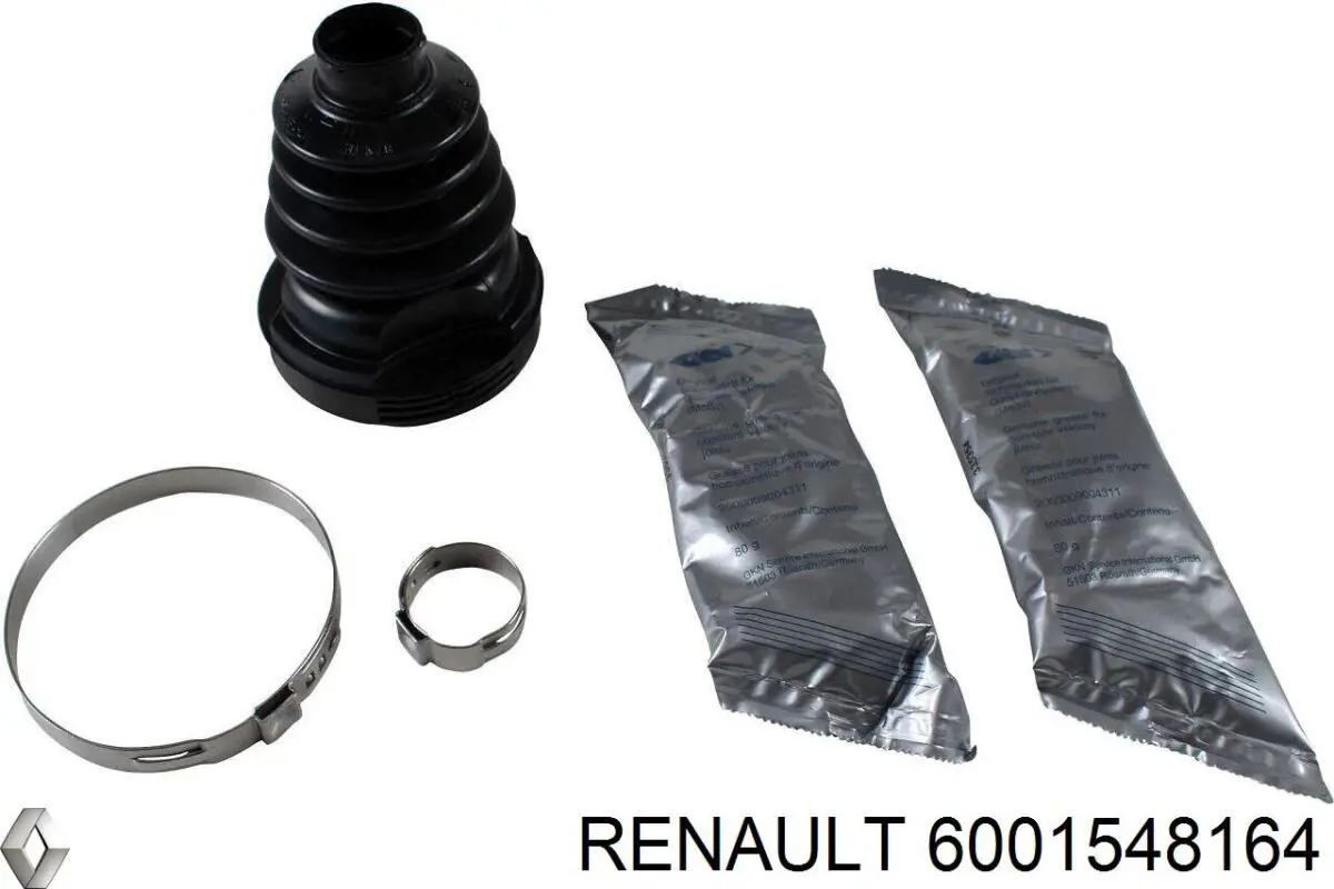 Пыльник ШРУСа передней полуоси внутренний левый 6001548164 Renault (RVI)