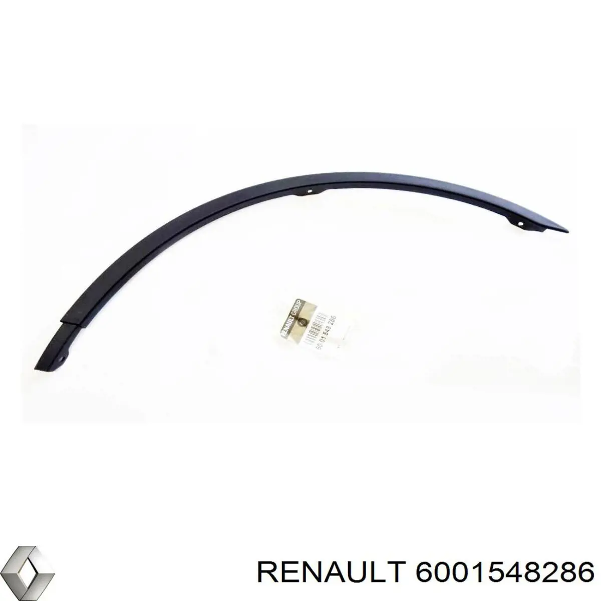 Expansor (placa sobreposta) de arco do pára-lama dianteiro direito para Renault LOGAN (KS)