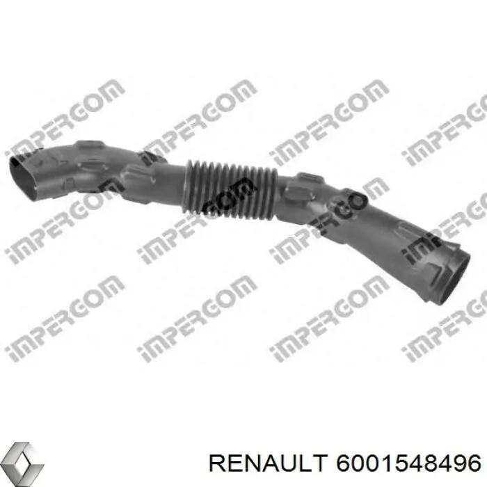 6001548496 Renault (RVI) cano derivado de ar, entrada de filtro de ar