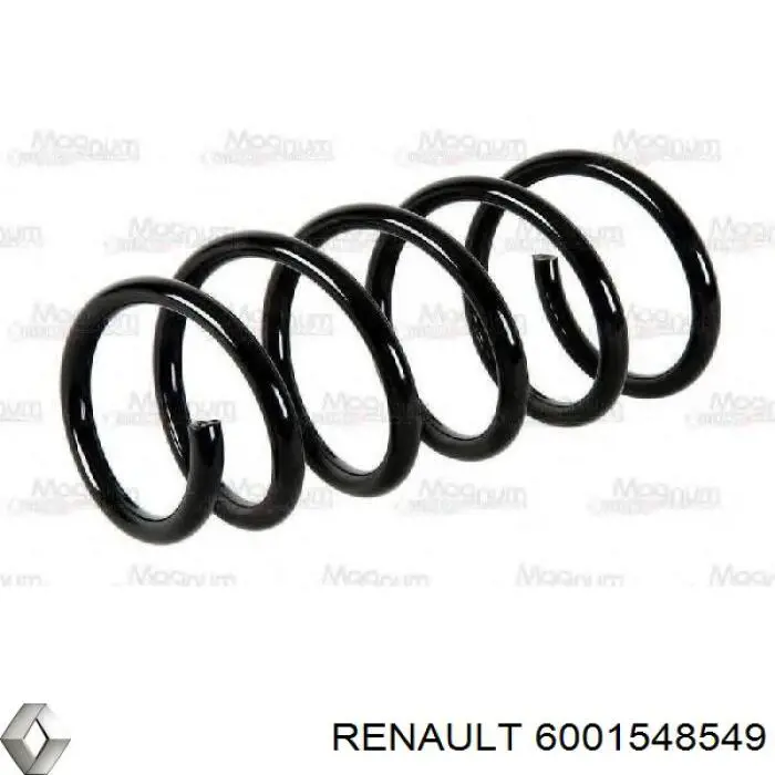 Muelle de suspensión eje delantero 6001548549 Renault (RVI)