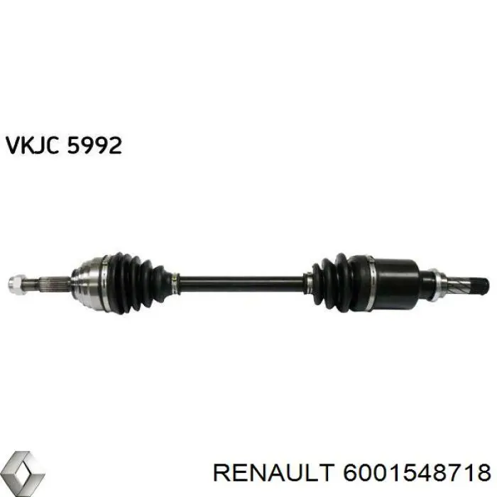 Полуось (привод) передняя левая 6001548718 Renault (RVI)