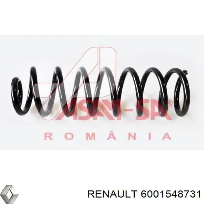6001548731 Renault (RVI) Пружина подвески задняя