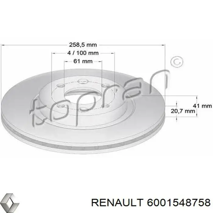 6001548758 Renault (RVI) 