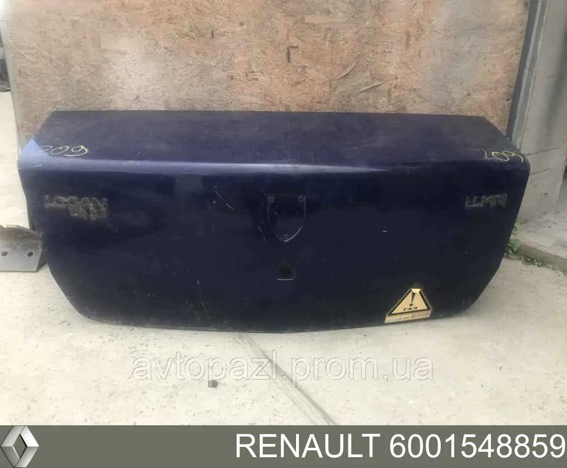 6001548859 Renault (RVI) tampa de porta-malas