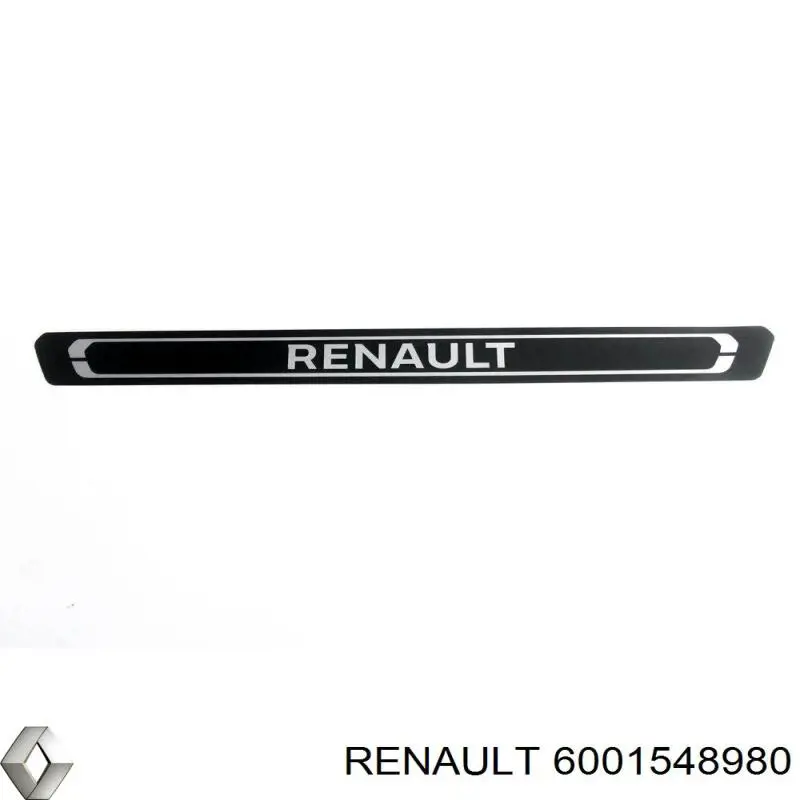 Направляющая стекла рамки двери задней левой на Renault LOGAN I 