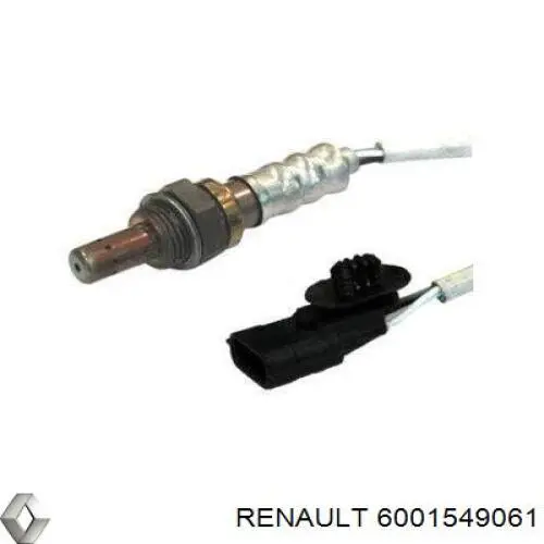 6001549061 Renault (RVI) sonda lambda, sensor de oxigênio até o catalisador
