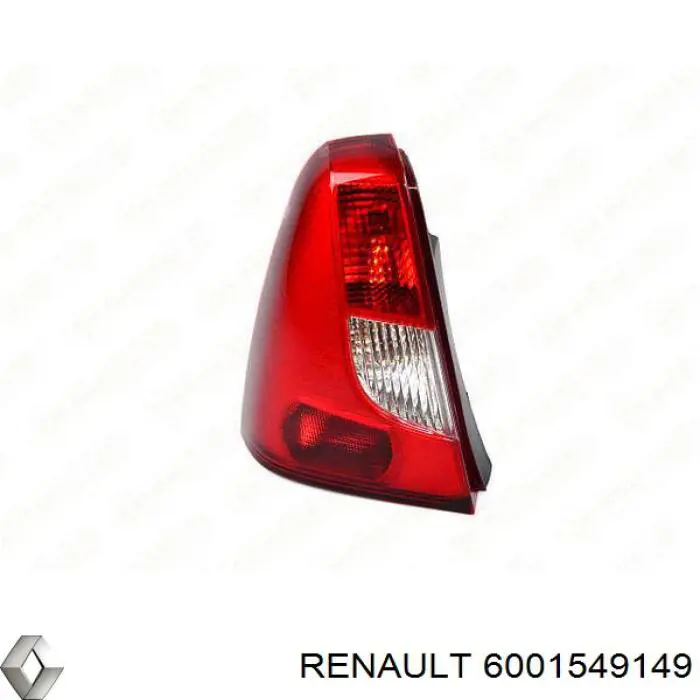 6001549149 Renault (RVI) lanterna traseira esquerda