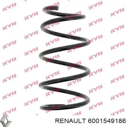 Передняя пружина 6001549186 Renault (RVI)