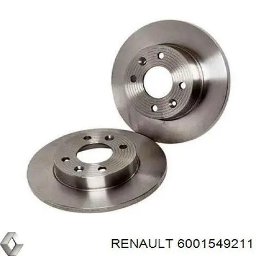 6001549211 Renault (RVI) disco do freio dianteiro
