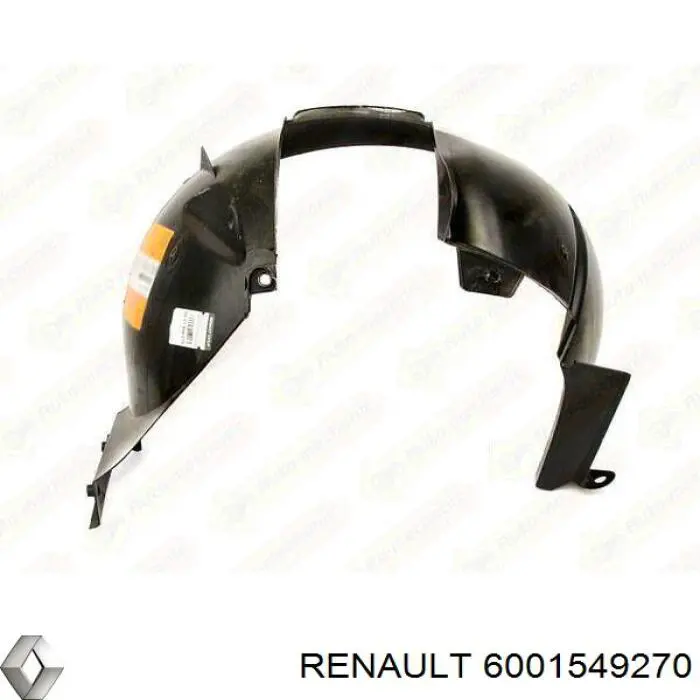 6001549270 Renault (RVI) guarda-barras esquerdo do pára-lama dianteiro