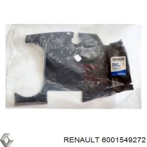 Защита двигателя правая 6001549272 Renault (RVI)