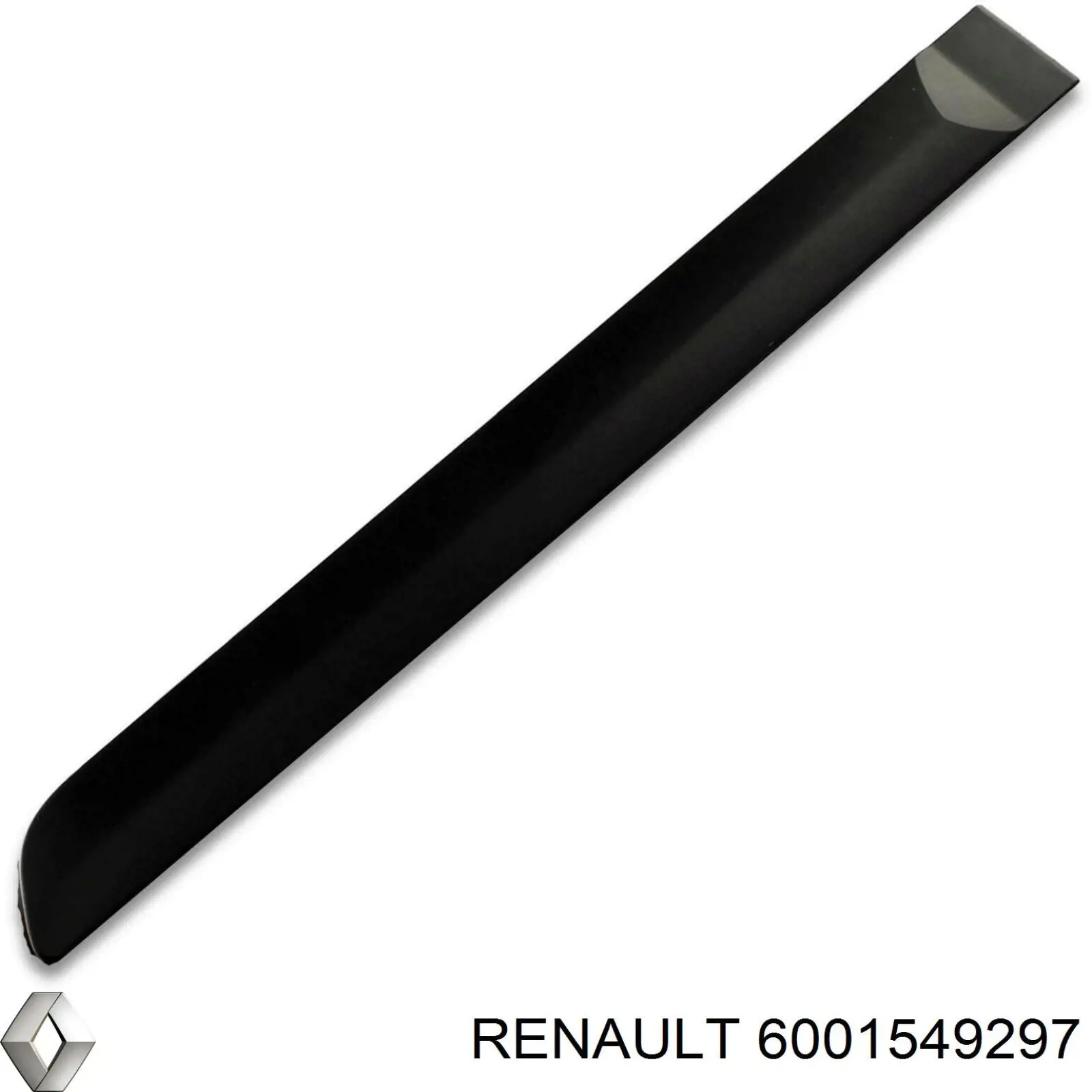 6001549297 Renault (RVI) moldura da porta traseira esquerda