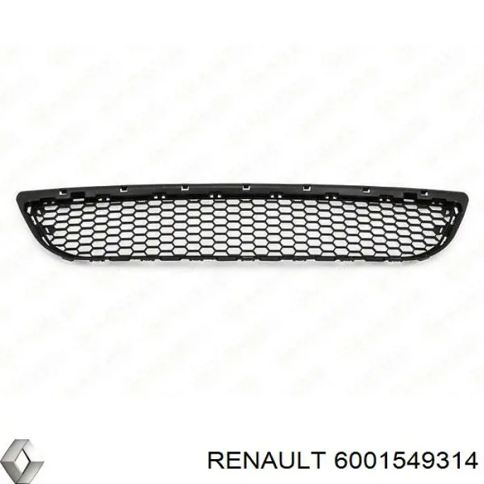 Решетка бампера переднего 6001549314 Renault (RVI)