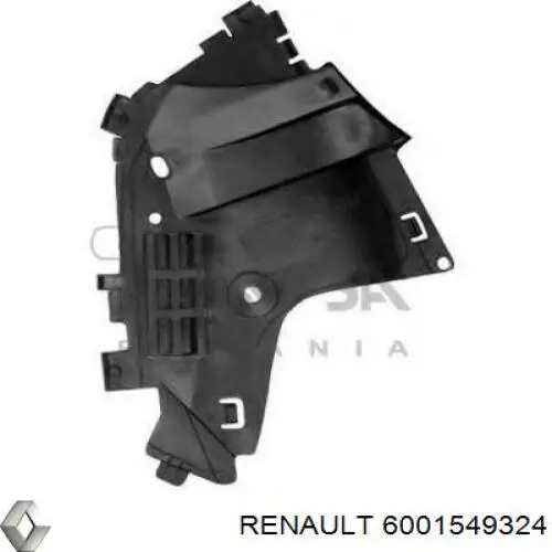 Cubierta, parachoques delantero, izquierda 6001549324 Renault (RVI)