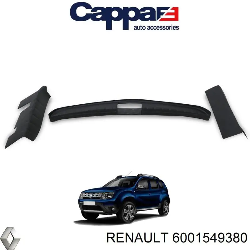 Заглушка рельсы/рейлинга багажника крыши, задняя левая Renault (RVI) 6001549380