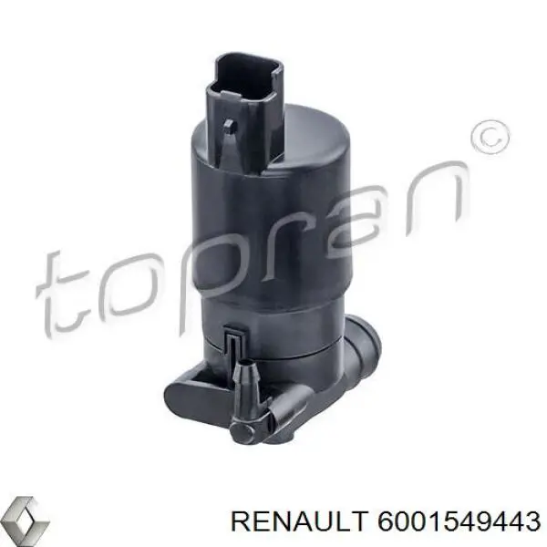 6001549443 Renault (RVI) насос-мотор омывателя стекла переднего