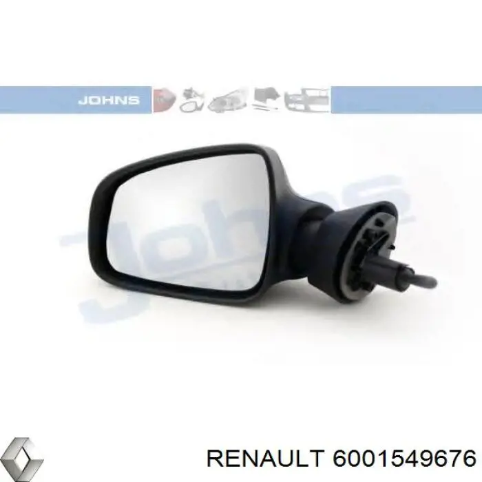 6001549676 Renault (RVI) зеркало заднего вида левое