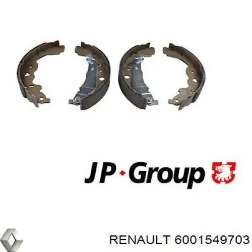 6001549703 Renault (RVI) Барабанные тормозные колодки