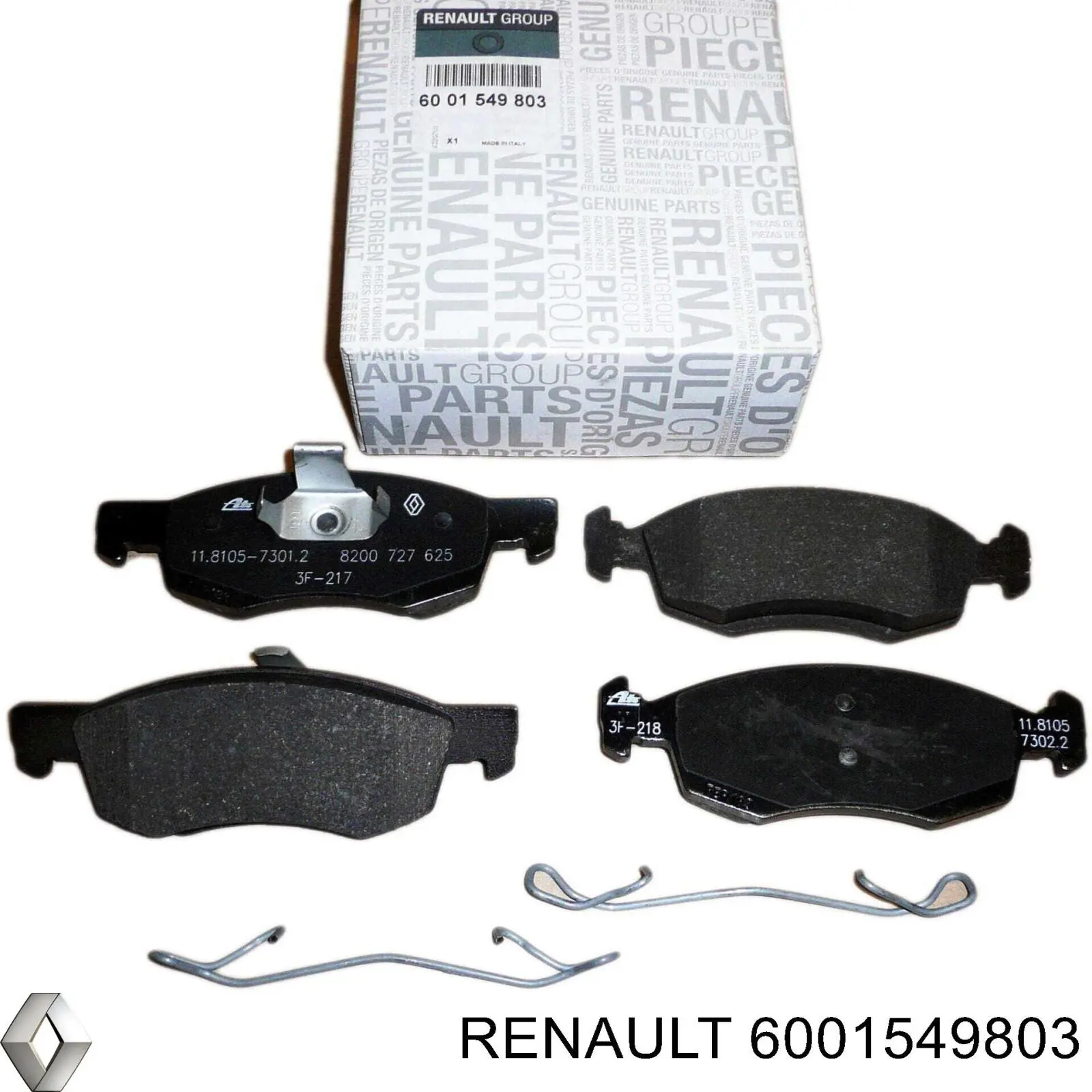 Купить 6001549803 Renault (RVI) Колодки тормозные