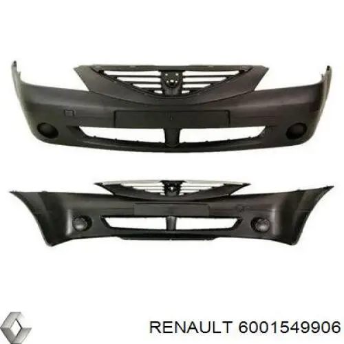 Бампер на авто Renault (RVI) 6001549906 цена, от 42.84 USD