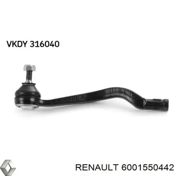 Купить 6001550442 Renault (RVI) Наконечник рулевой тяги, внешний