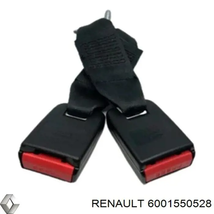 6001550528 Renault (RVI) barra (fecho de fixação da correia de segurança traseira direita)