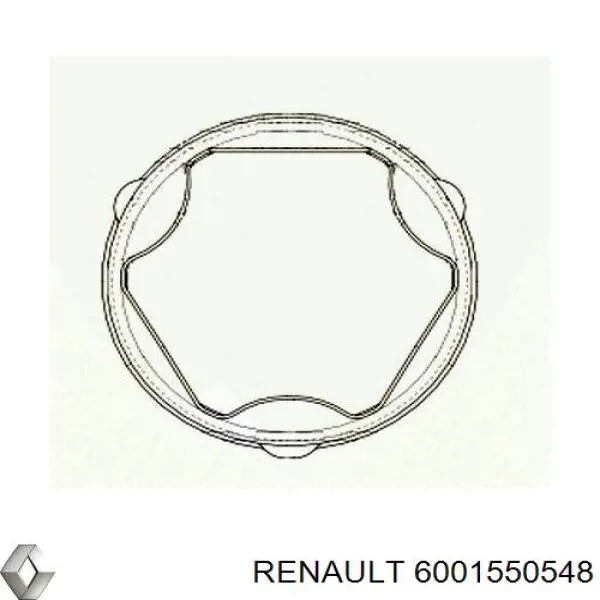 Пыльник ШРУСа передней полуоси внутренний Renault (RVI) 6001550548