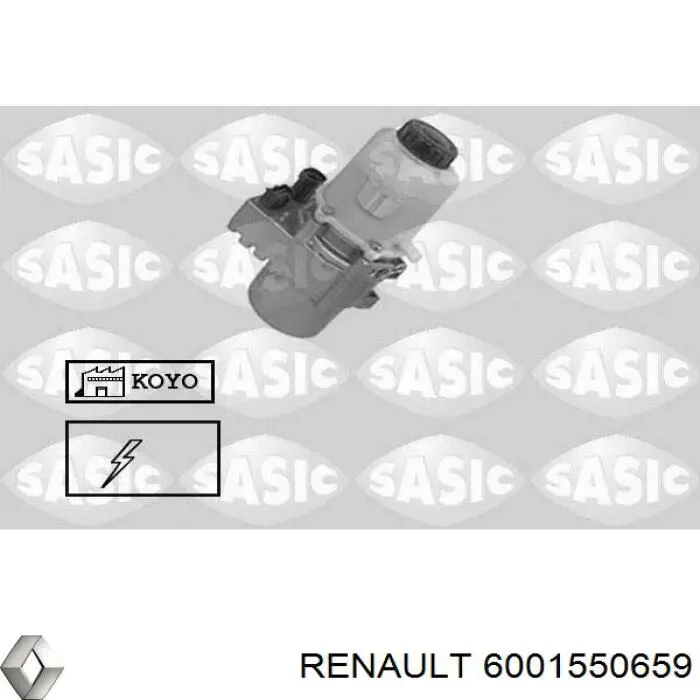 6001550659 Renault (RVI) насос гур