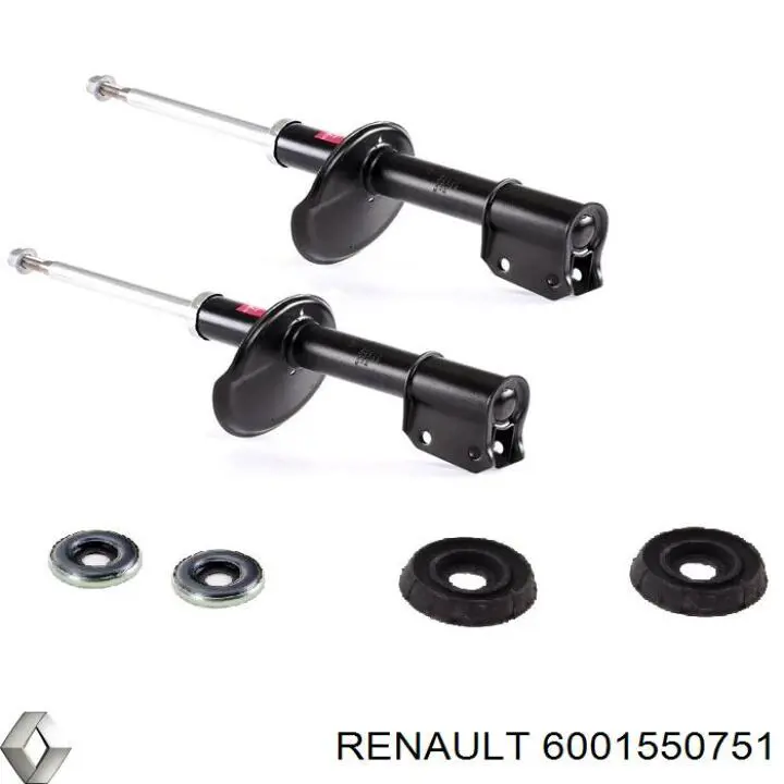 6001550751 Renault (RVI) amortecedor dianteiro