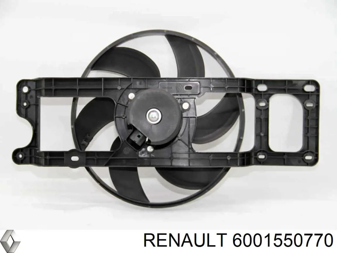 Электровентилятор охлаждения в сборе (мотор+крыльчатка) Renault (RVI) 6001550770