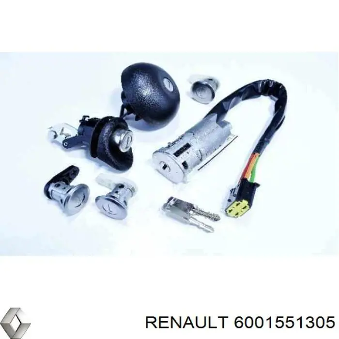 Ключ замка зажигания на Renault LOGAN I 