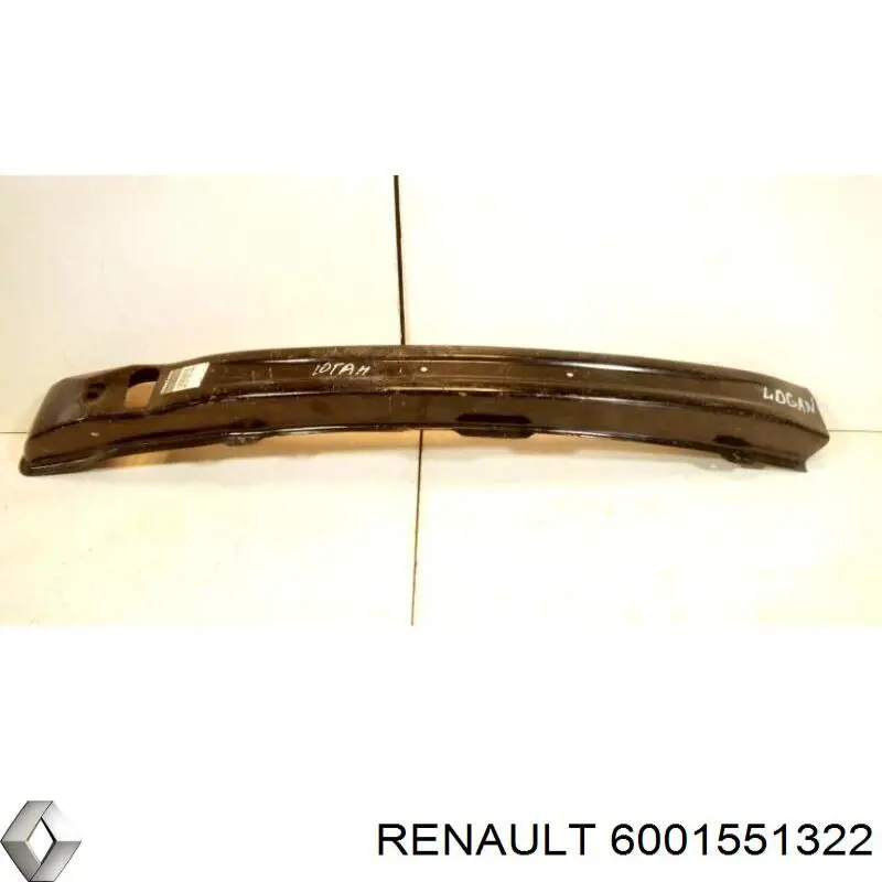 6001551322 Renault (RVI) reforçador do pára-choque dianteiro