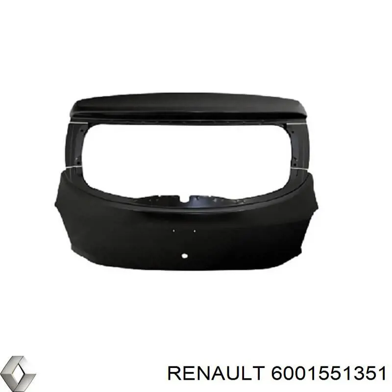 Porta traseira (3ª/5ª porta-malas (tampa de alcapão) para Dacia Sandero (BS0, 1)