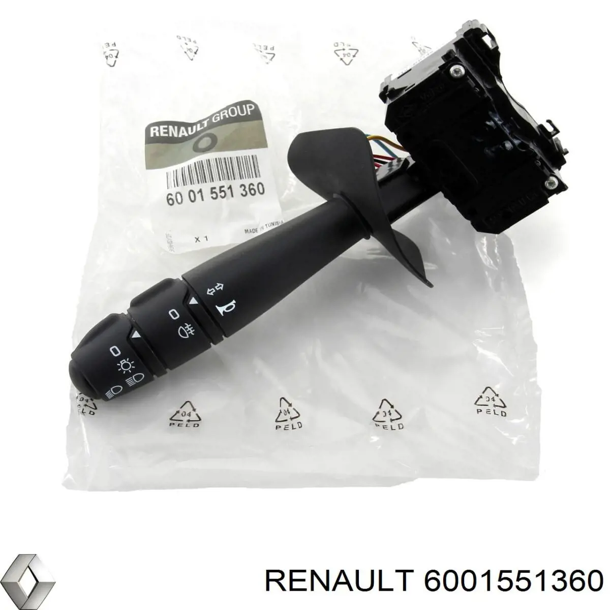 Переключатель подрулевой, левый Renault (RVI) 6001551360 цена, от 21.51 USD