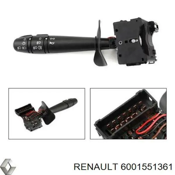 Левый подрулевой переключатель 6001551361 Renault (RVI)