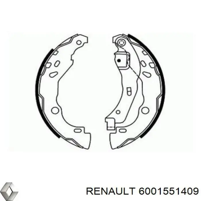 Тормоза рабочие задние ножные и тормозные барабаны Renault (RVI) 6001551409 цена, от 16.04 USD