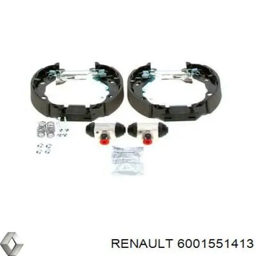 6001551413 Renault (RVI) колодки тормозные задние барабанные