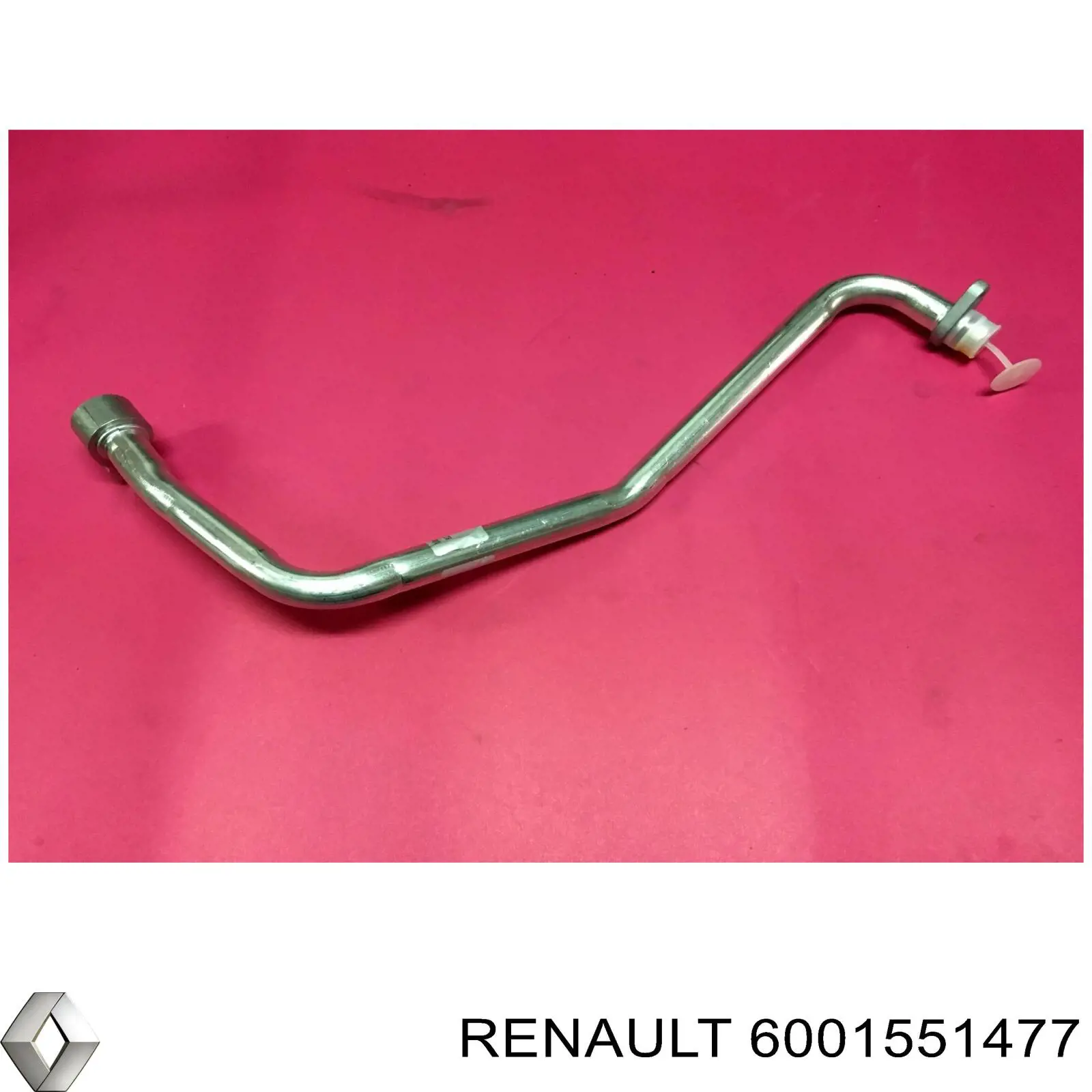 Tubería de baja / alta presión, aire acondicionado, de evaporador a compresor 6001551477 Renault (RVI)